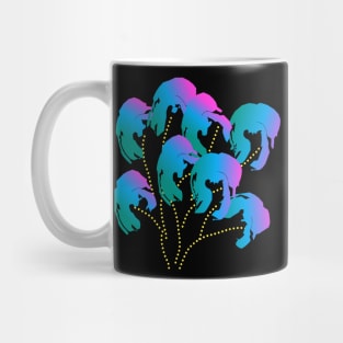 Fantasy flower vector Mug